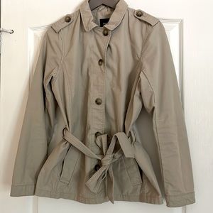 Gap trench coat, size S, tan color